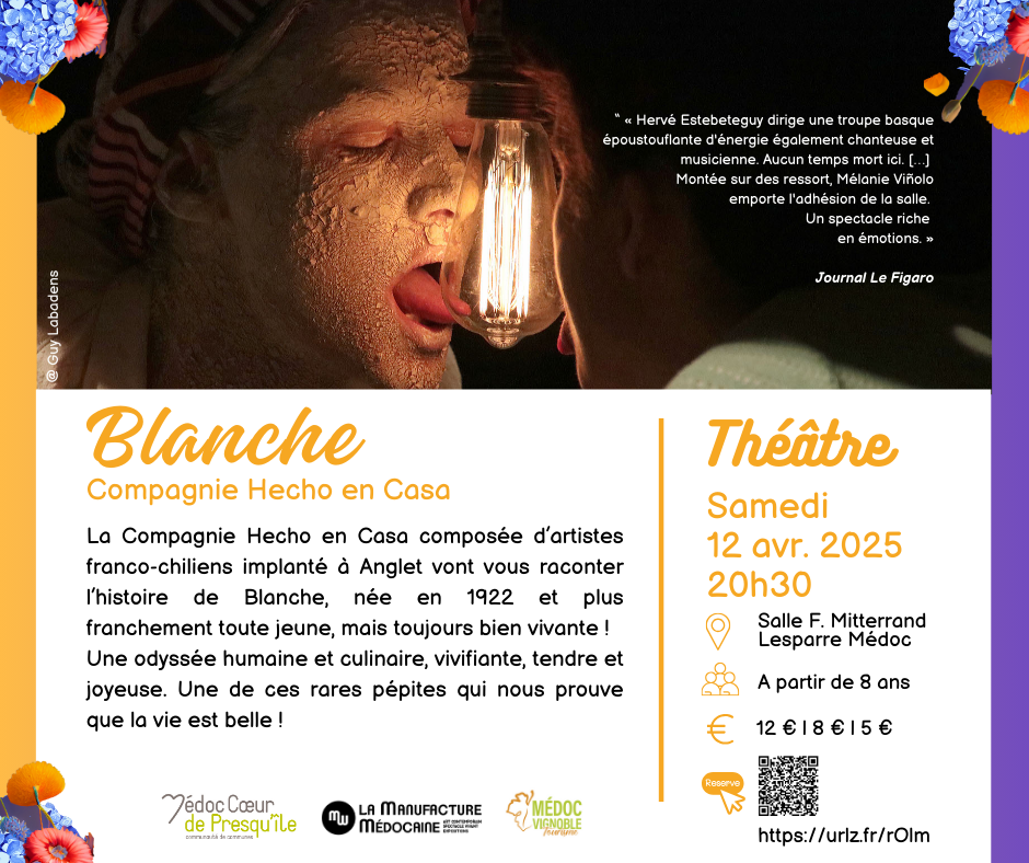 Visuel théâtre Blanche