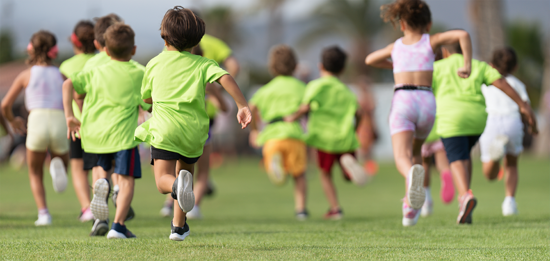 Enfants qui courent